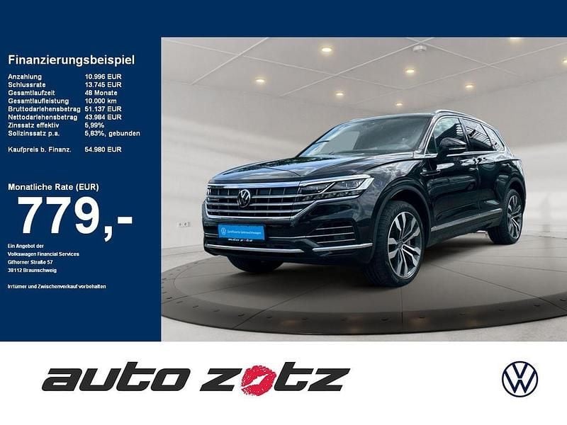 Schwarz Gebraucht 2022 VW Touareg Elegance SUV | 49.990 € (Fairer Preis) - Bild 1/4