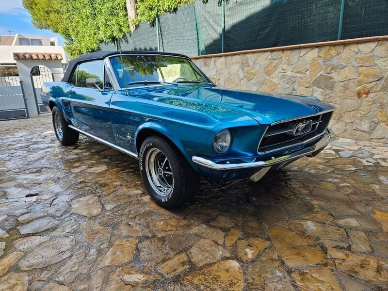 Blau Gebraucht 1967 Ford Mustang Cabrio | 79.000 € - Bild 1/4