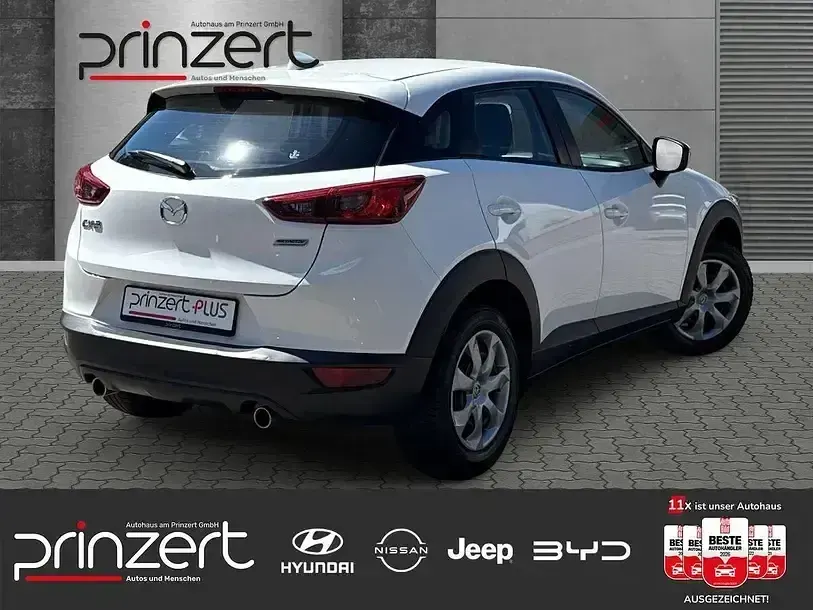 Gebraucht Mazda CX-3 Prime-Line 121 PS (88 kW) 2019 Arctic white SUV