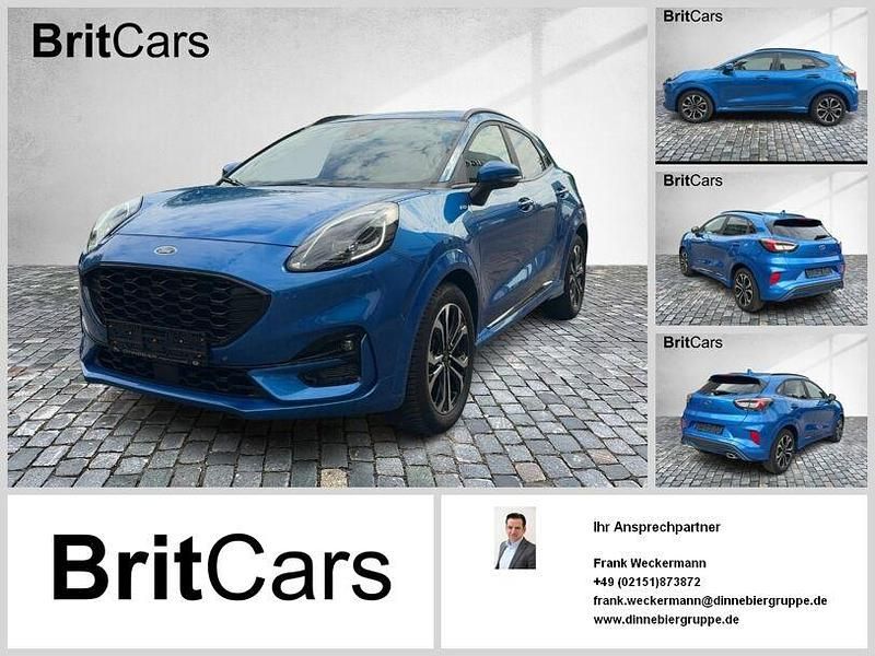 Blau Gebraucht 2024 Ford Puma Gen-E ST-Line X SUV | 24.249 € - Bild 1/4