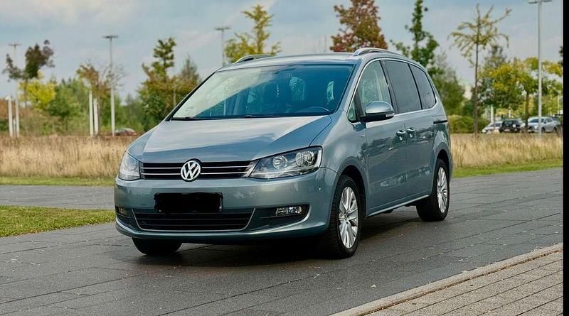 Blau Gebraucht 2014 VW Sharan Van / Kleinbus | 11.900 € (Superpreis) - Bild 1/4
