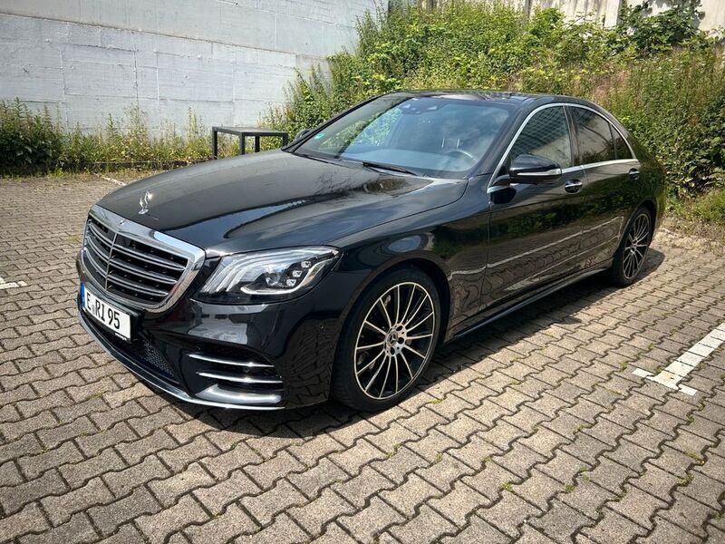 Schwarz Gebraucht 2020 Mercedes S400 AMG line Limousine | 71.900 € (Teuer) - Bild 1/4