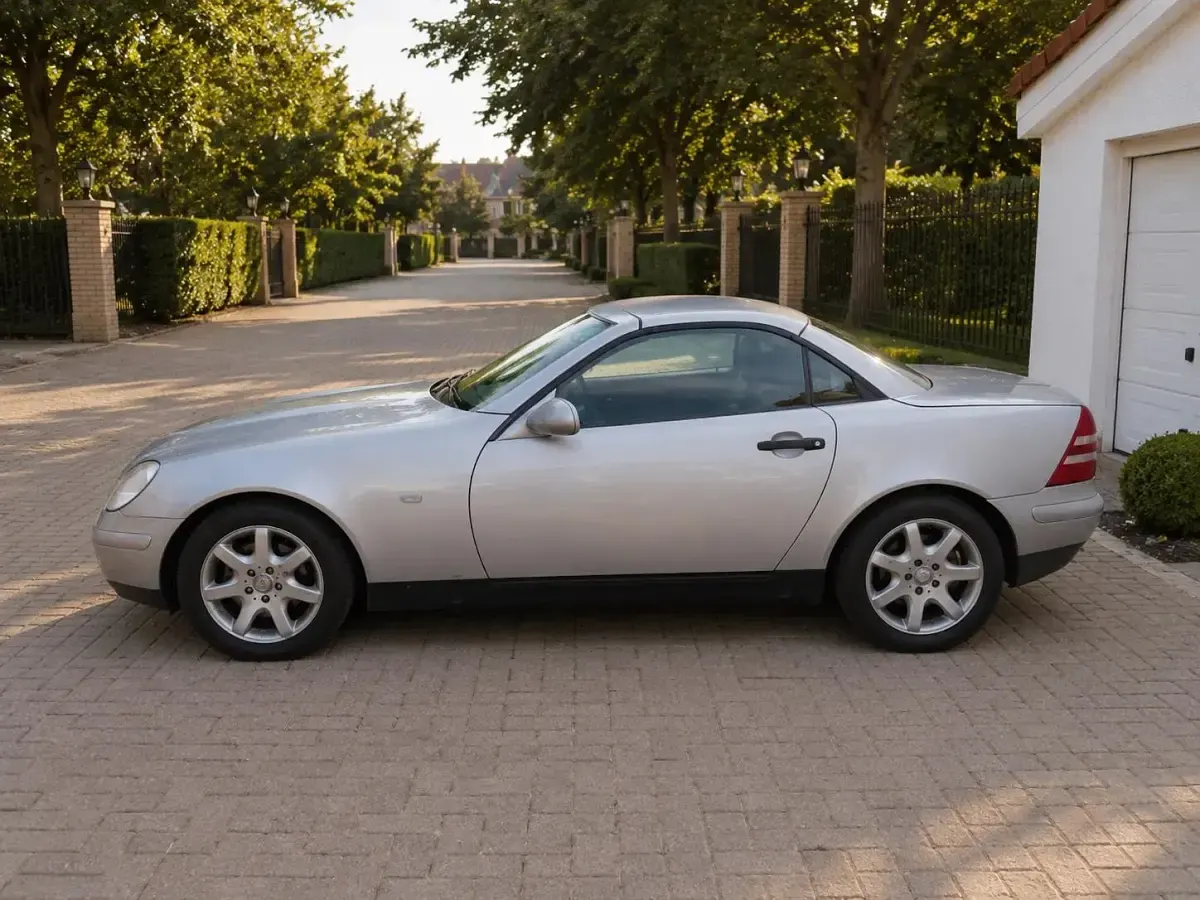Gebraucht Mercedes SLK200 136 PS (100 kW) 1997 Silber Cabrio