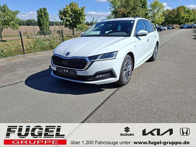 Moonweiss metallic Gebraucht 2023 Skoda Octavia Ambition Kombi | 24.899 € (Guter Preis) - Bild 1/4