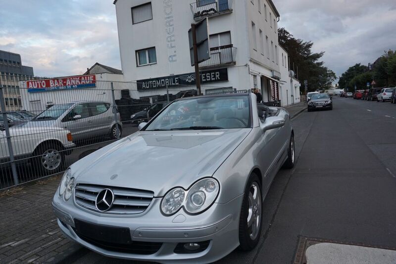 Usata Mercedes CLK280 231 CV (169 kW) 2006 Argento Cabrio