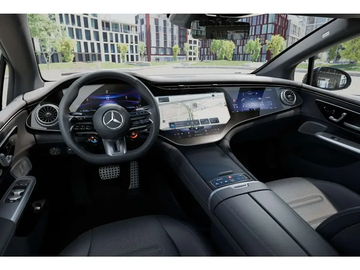 Gebraucht Mercedes EQE AMG 43 Premium Plus 350 kW (476 PS) 2024 Designo opalithweiß bright Limousine