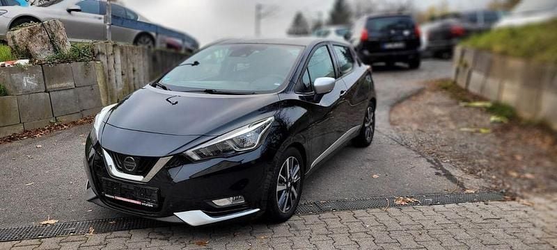 Schwarz Gebraucht 2017 Nissan Micra Acenta Limousine | 5.999 € (Fairer Preis) - Bild 1/4