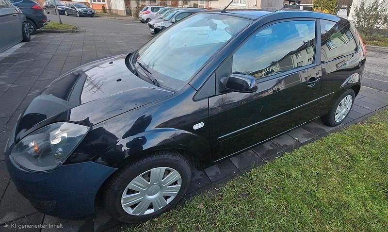 Gebraucht Ford Fiesta 60 PS (44 kW) 2007 Schwarz Kleinwagen