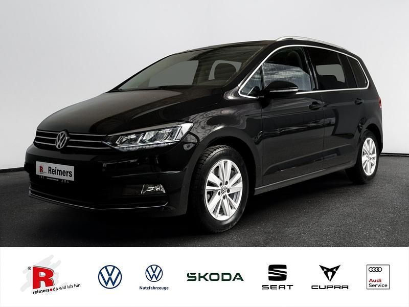 Schwarz Gebraucht 2019 VW Touran Highline Van / Kleinbus | 25.990 € (Fairer Preis) - Bild 1/4