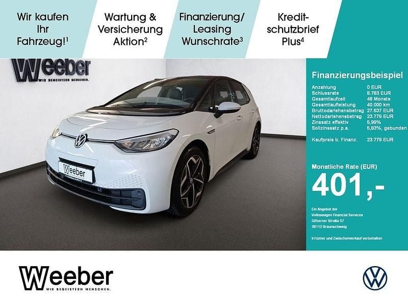 Gebraucht VW ID.3 Pro 150 kW (204 PS) 2022 Gletscherweiß (metallic) Kleinwagen