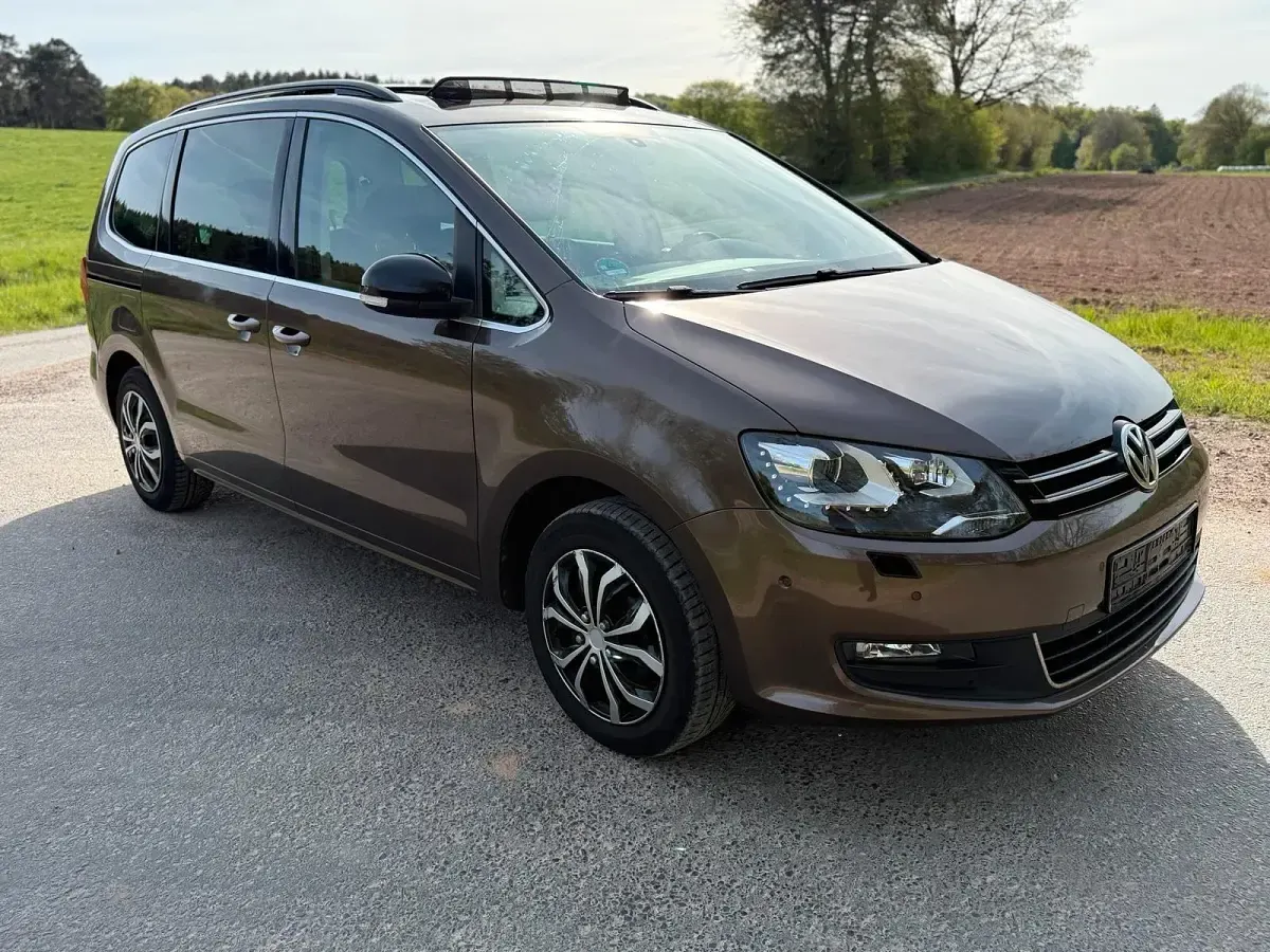 Brugt VW Sharan Match 140 HK (102 kW) 2012 Brun MPV