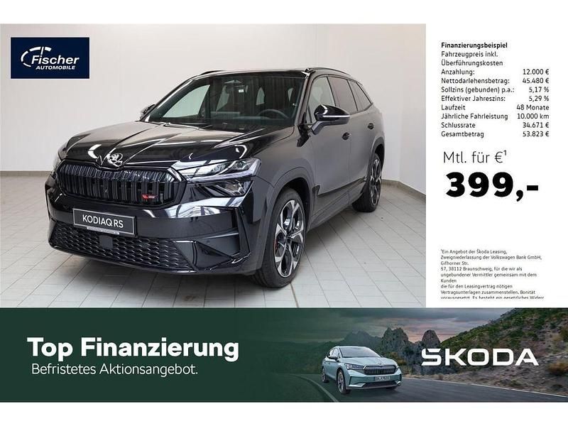 Schwarz Gebraucht 2025 Skoda Kodiaq RS SUV | 57.480 € (Fairer Preis) - Bild 1/4