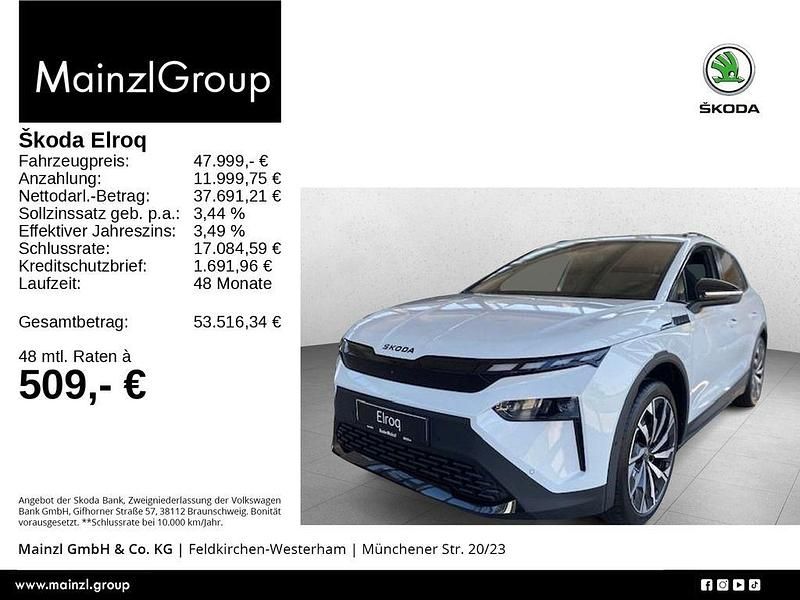 Neu Skoda Elroq SportLine 210 kW (286 PS) 2025 Weiß SUV