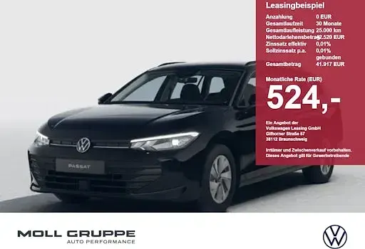 Neu VW Passat Business 122 PS (89 kW) 2026 Schwarz Kombi