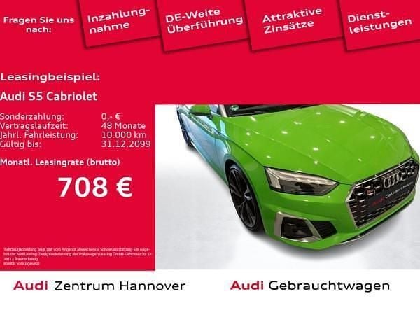 Grün (q0 individuallackierungen audi exclusive) Gebraucht 2023 Audi S5 Cabriolet Ambiente Cabrio | 55.991 € (Fairer Preis) - Bild 1/4