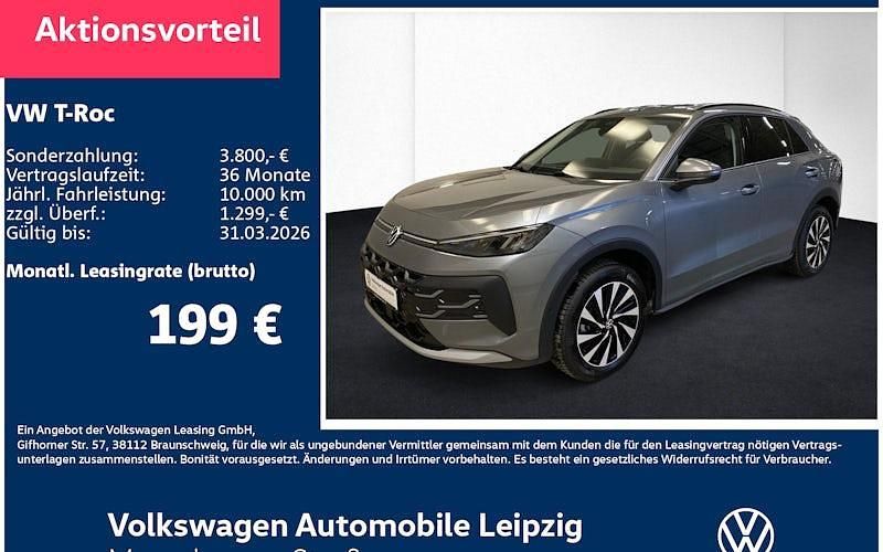 Neu VW T-Roc Life 116 PS (85 kW) 2025 Grau SUV