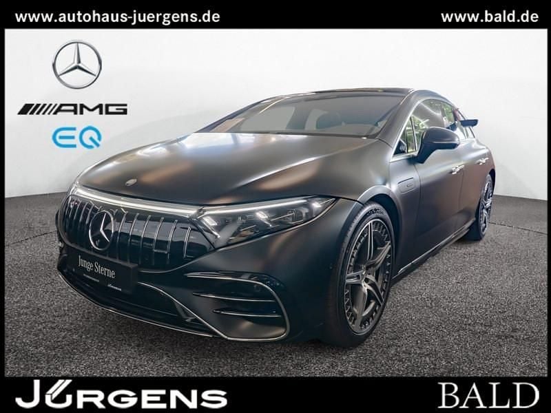 Schwarz g manufaktur nachtschw Gebraucht 2024 Mercedes EQS 53 AMG AMG Limousine | 82.680 € (Superpreis) - Bild 1/4