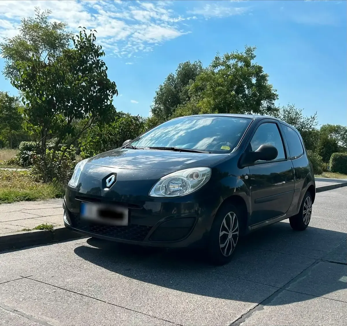 Gebraucht Renault Twingo 76 PS (55 kW) 2008 Schwarz Kleinwagen