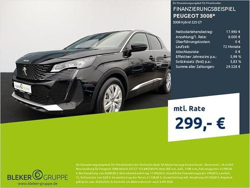 Perlaneraschwarz Gebraucht 2022 Peugeot 3008 GTi SUV | 25.490 € (Guter Preis) - Bild 1/3