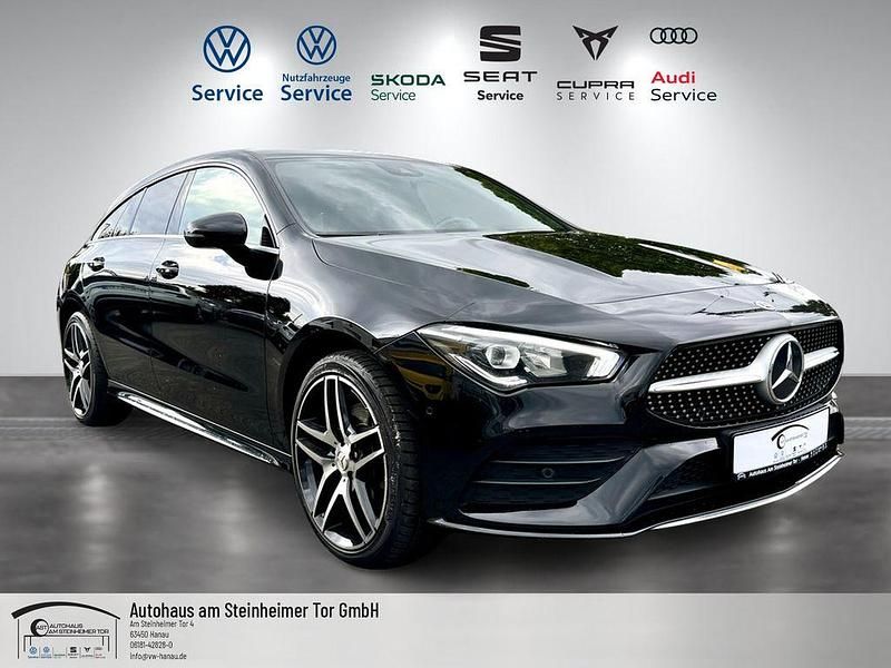 Schwarz Gebraucht 2022 Mercedes CLA250e Shooting Brake AMG Kombi | 25.490 € (Fairer Preis) - Bild 1/4