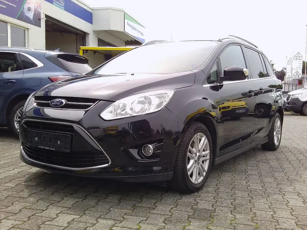 Gebraucht Ford Grand C-Max Titanium 101 PS (74 kW) 2014 Schwarz Van / Kleinbus
