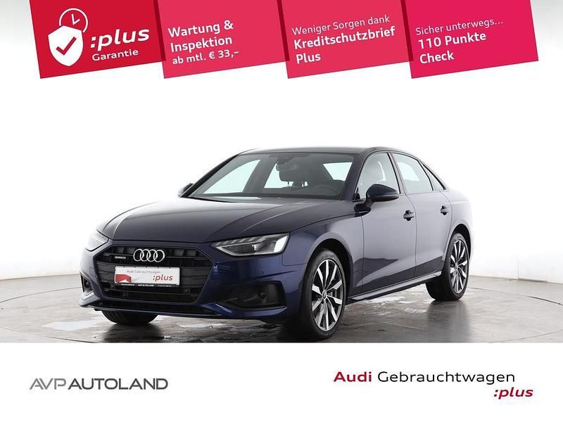 Blau Gebraucht 2022 Audi A4 Advanced Limousine | 31.545 € (Etwas zu teuer) - Bild 1/4
