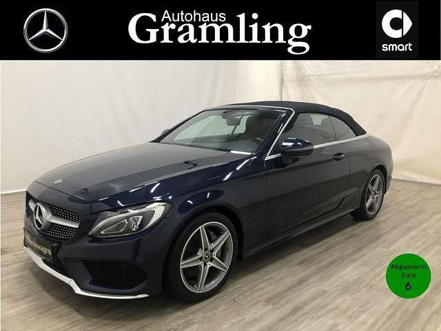 Gebraucht Mercedes C200 AMG 184 PS (135 kW) 2017 Cavansitblau (metallic) Cabrio