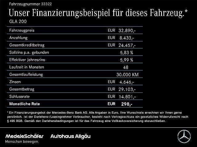 Unilack nachtschwarz Gebraucht 2023 Mercedes GLA200 AMG SUV | 32.890 € (Guter Preis) - Bild 1/2