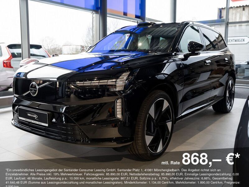 Onyx schwarz Neu 2024 Volvo EX90 Plus SUV | 85.890 € - Bild 1/4