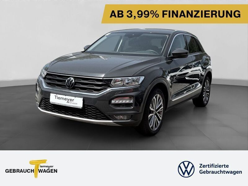 Grau Gebraucht 2021 VW T-Roc Style SUV | 20.390 € (Fairer Preis) - Bild 1/4