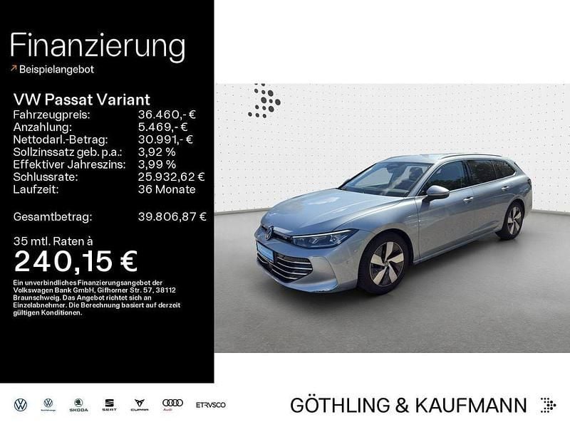 Oyster silver metallic Gebraucht 2024 VW Passat Elegance Kombi | 36.460 € (Fairer Preis) - Bild 1/4