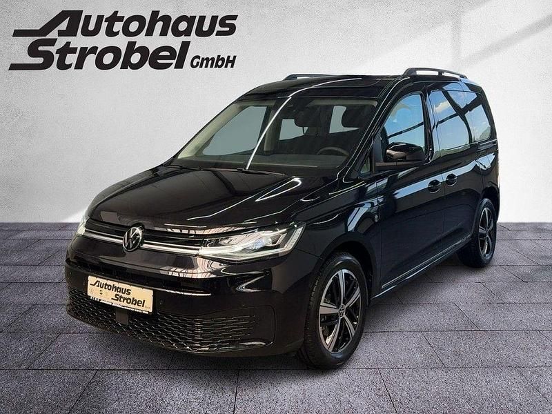 Neu VW Caddy Dark Label 122 PS (89 kW) 2025 Deep black perleffekt Van / Kleinbus