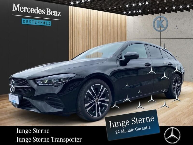 Schwarz Gebraucht 2024 Mercedes CLA200 Progressive Limousine | 32.990 € (Superpreis) - Bild 1/4