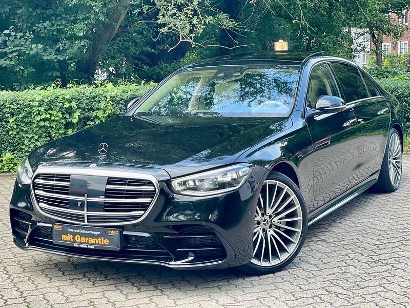 Schwarz Gebraucht 2022 Mercedes S580 AMG line Limousine | 98.990 € (Fairer Preis) - Bild 1/4