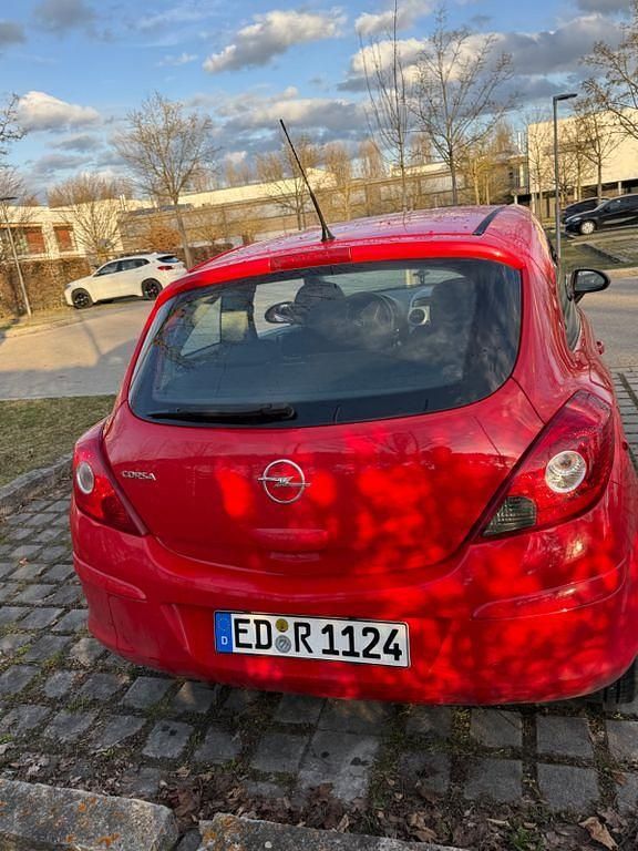 Gebraucht Opel Corsa 60 PS (44 kW) 2008 Rot Kleinwagen