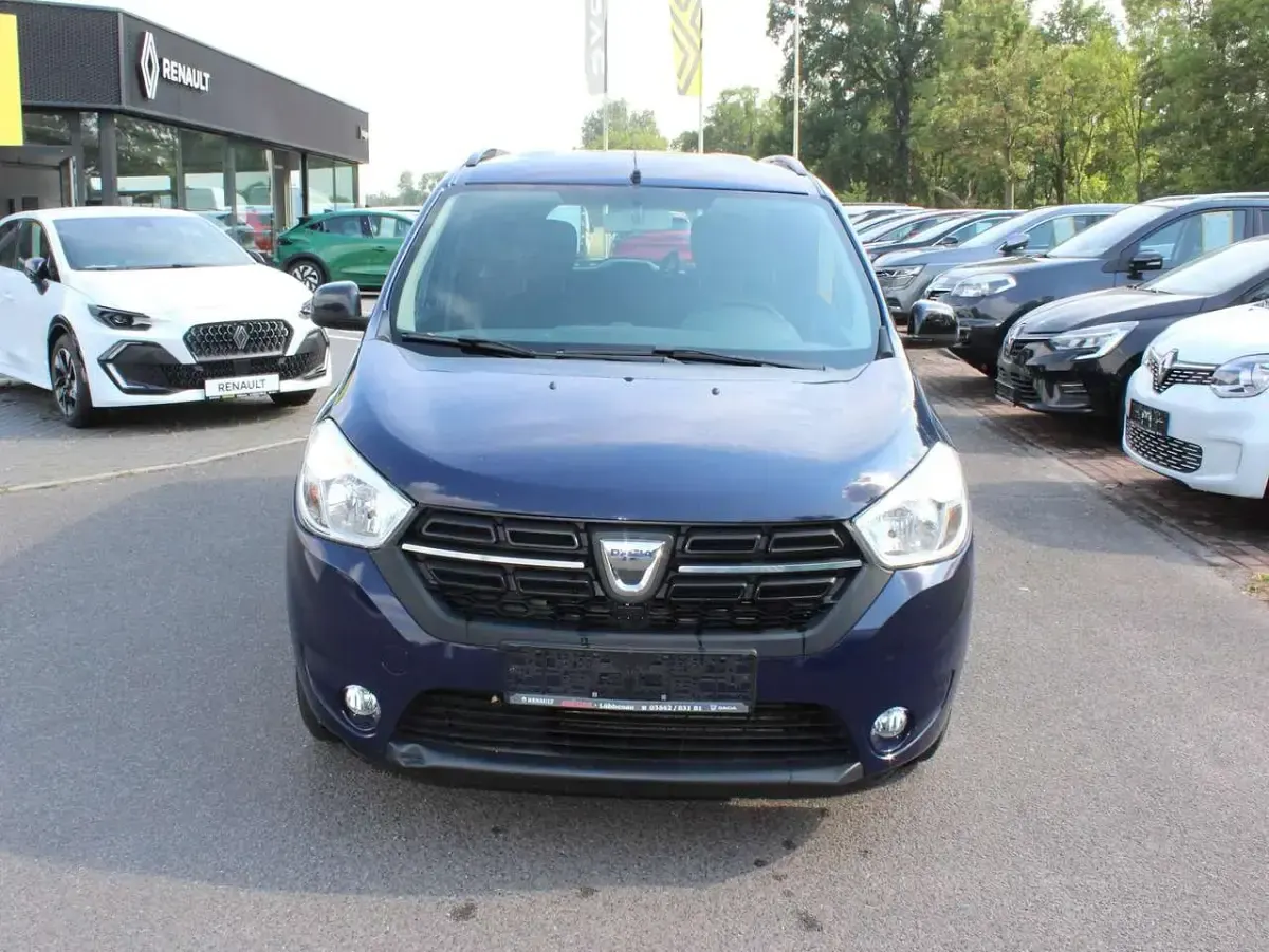 Gebraucht Dacia Lodgy Comfort 102 PS (75 kW) 2019 Blau marine Van / Kleinbus