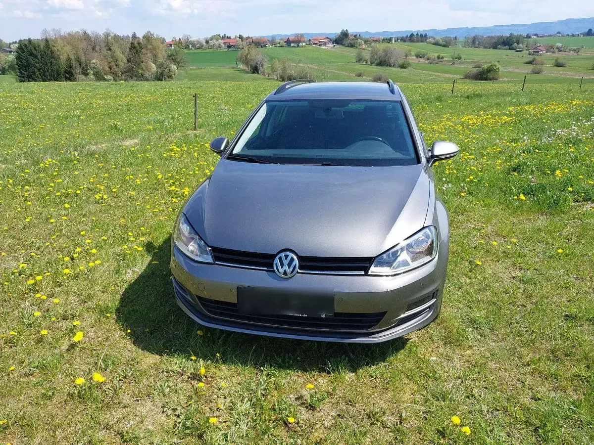 Second-hand VW Golf VII Trendline 110 CP (80 kW) 2015 Gri Break