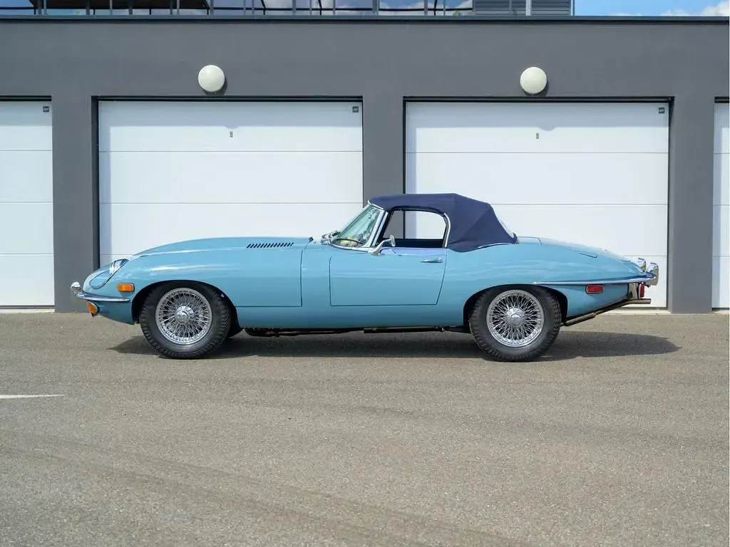 Gebraucht Jaguar E-Type 170 PS (125 kW) 1970 Blau Cabrio