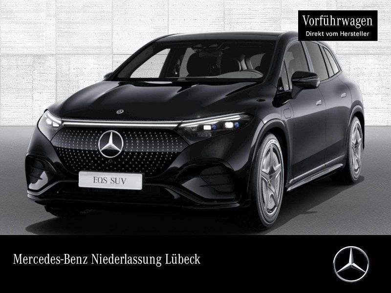 Obsidianschwarz Gebraucht 2024 Mercedes EQS450+ AMG SUV | 92.890 € - Bild 1/4