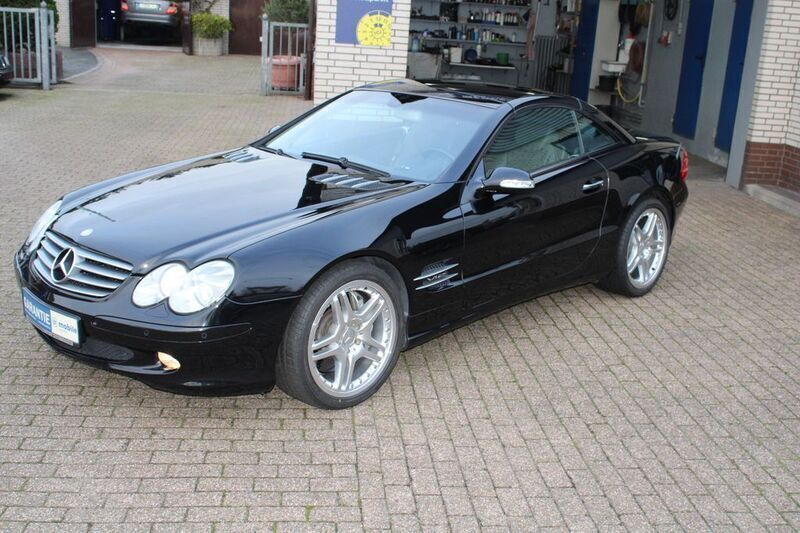 Schwarz Gebraucht 2003 Mercedes SL600 AMG Cabrio | 46.500 € - Bild 1/4