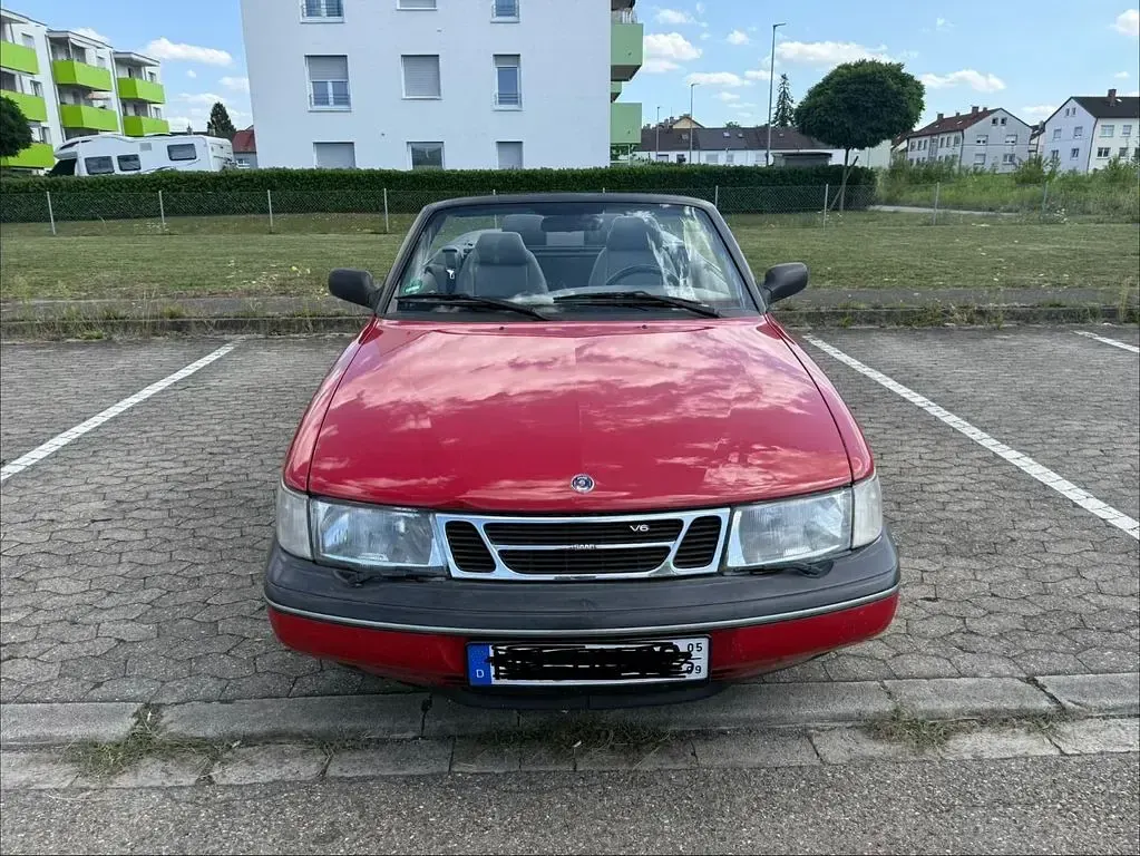 Gebraucht Saab 900 Cabriolet 170 PS (125 kW) 1994 Rot Cabrio