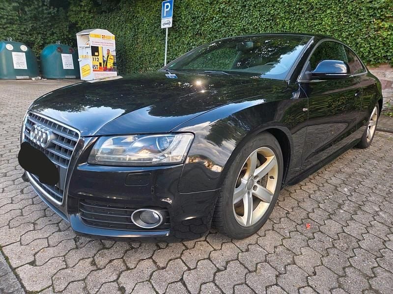 Schwarz Gebraucht 2008 Audi A5 S-Line Coupé | 6.990 € - Bild 1/4