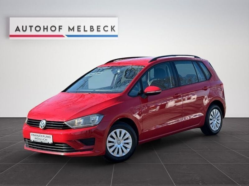 Rot Gebraucht 2014 VW Golf Sportsvan Trendline Van / Kleinbus | 7.490 € (Fairer Preis) - Bild 1/4