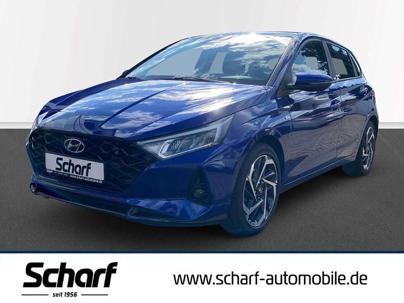 Blau Gebraucht 2020 Hyundai i20 Intro Edition Limousine | 14.690 € - Bild 1/4