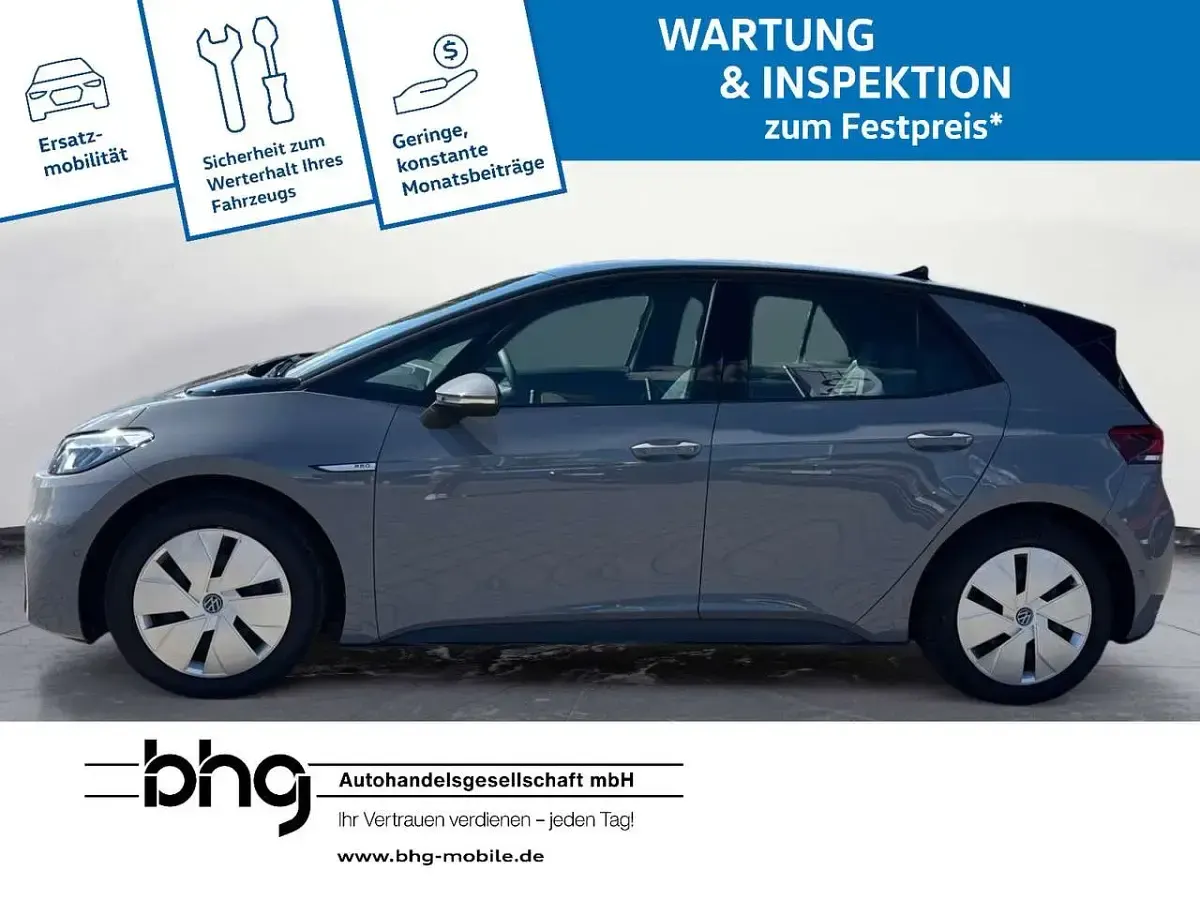 Gebraucht VW ID.3 Pro 107 kW (146 PS) 2022 Mondsteingrau/schwarz Kleinwagen
