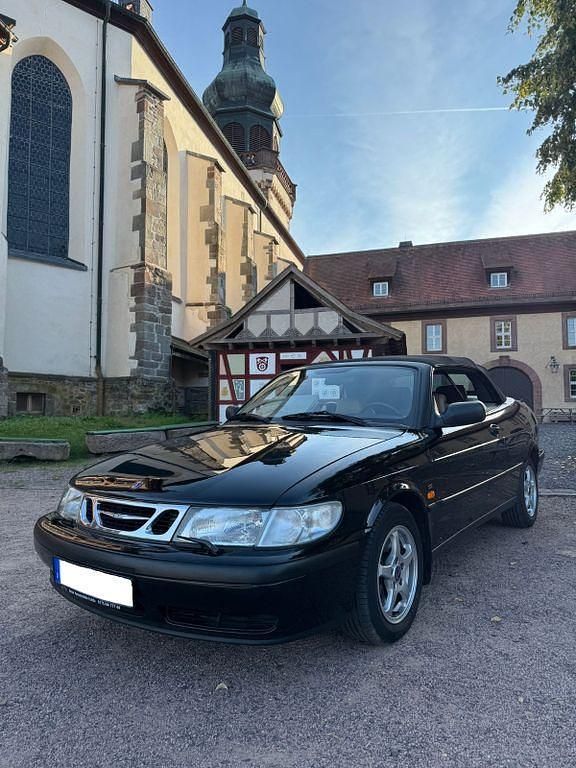 Schwarz Gebraucht 1999 Saab 9-3 Cabriolet Cabrio | 12.999 € - Bild 1/4