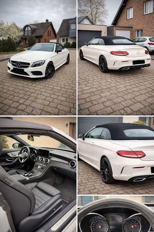 Gebraucht Mercedes C400 AMG line 333 PS (244 kW) 2019 Weiß Cabrio
