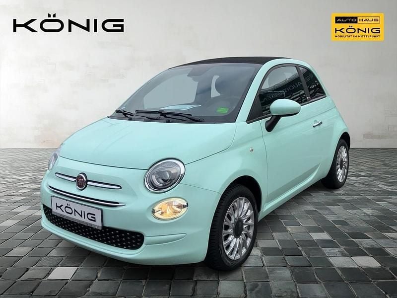 Grün Gebraucht 2021 Fiat 500C Lounge Cabrio | 12.490 € (Guter Preis) - Bild 1/4