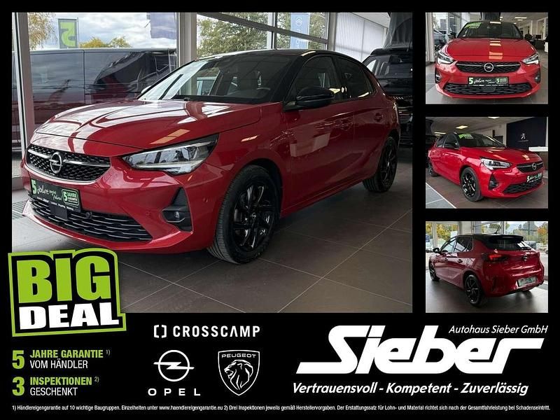 Chili rot/kardio rot Gebraucht 2022 Opel Corsa GS Line Kleinwagen | 15.490 € (Fairer Preis) - Bild 1/4