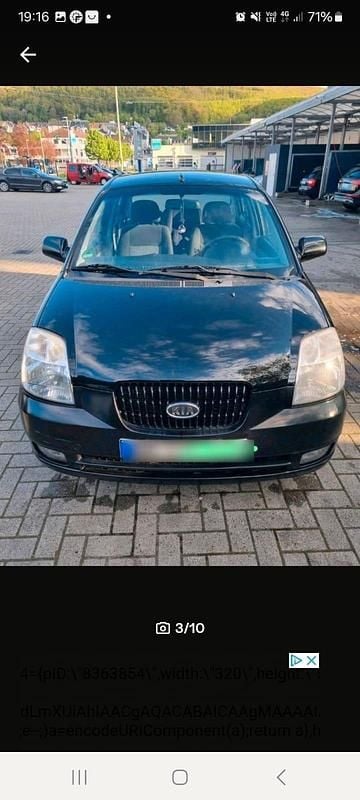 Gebraucht Kia Picanto 70 PS (51 kW) 2006 Schwarz Kleinwagen